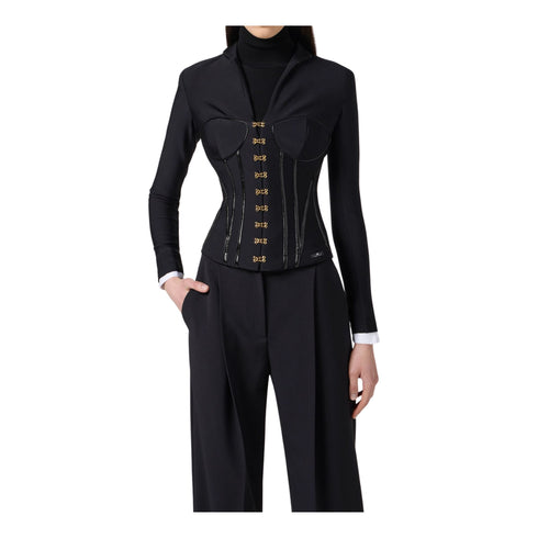 Giacca Donna in neoprene, con ganci frontali